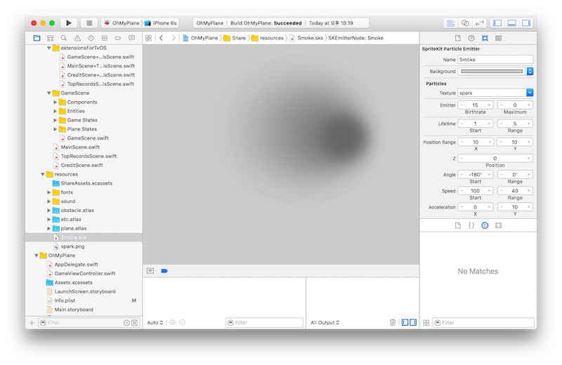 SpriteKit Particle Emitter Editor