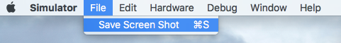 Save Screen Shot