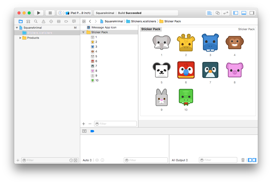 Sticker Pack XCode Project